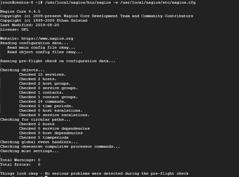 Verify-configuration-for-errors-Nagios