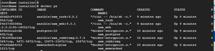 docker-containers-awx-centos8