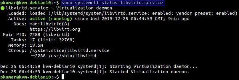 libvirtd-service-status-debian10