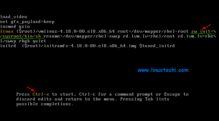 replace-ro-rhel8-grub