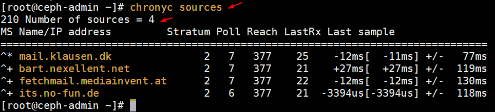 chronyc-sources-linux-server