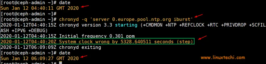 chronyd-sync-linux-server