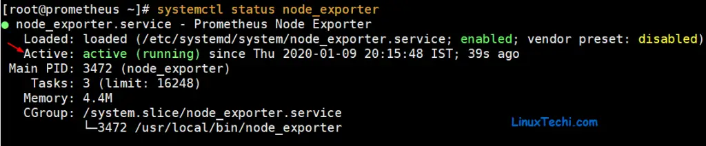 node-exporter-service-status