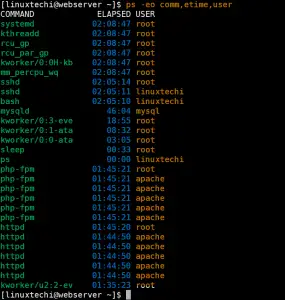 psef command psef command