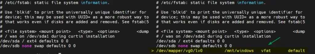 Compare-two-files-linux-diff-command