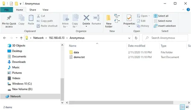 Files-anonymous-samba-share