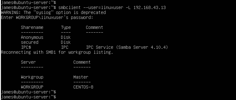 Smbclient-samba-share-list-linux