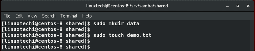 create-folder-files-samba-share