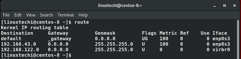 route-command-output-linux