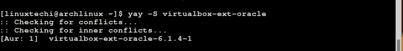 install-virtualbox-extension-archlinux