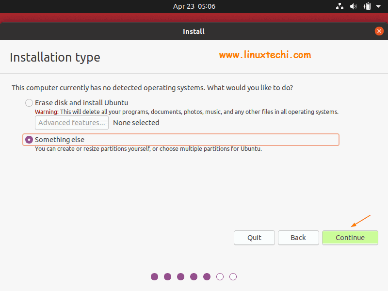 Choose-Something-Else-Option-Ubuntu20.04-Installation