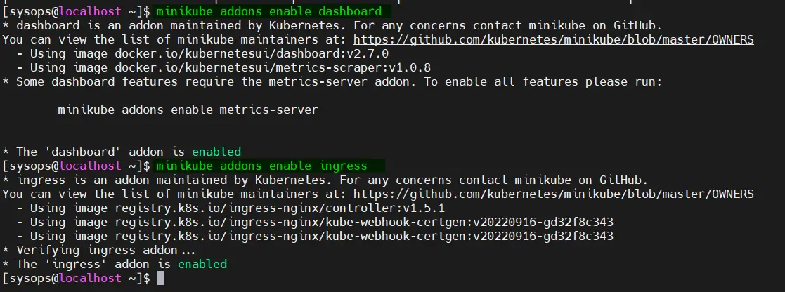 Enable-Minikube-addons-RHEL8-RockyLinux9