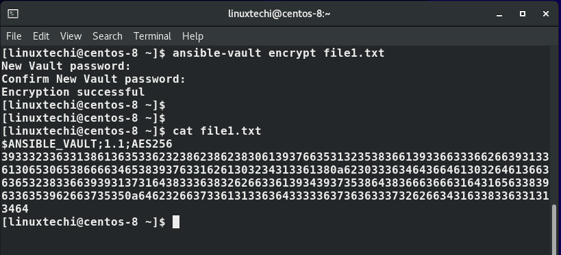 Encrypt-file-ansible-vault