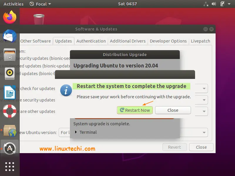 Upgrade-Complete-Restart-Ubuntu
