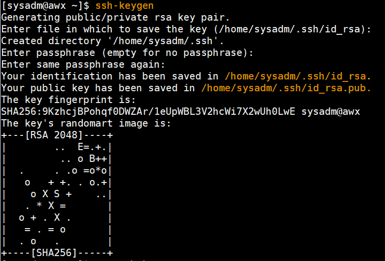 sysadm-user-keys