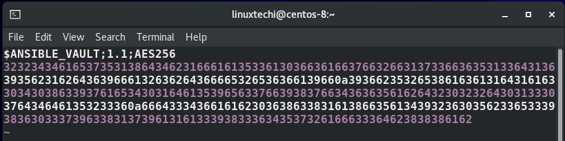 view-ansible-vault-encrypted-file