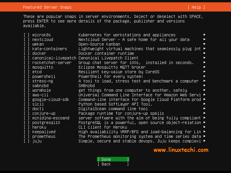 Snap-Ubuntu-server-20-04