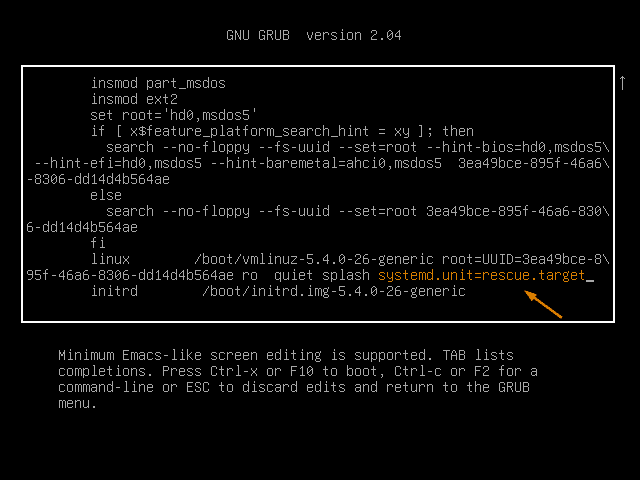 Systemd-rescue-method-ubuntu20-04-lts