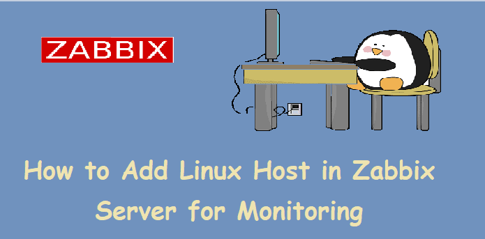 How to add linux host zabbix server