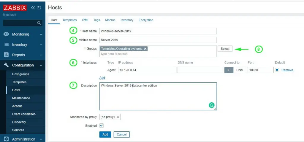 Specify-Windows-Host-Details-Zabbix-Server