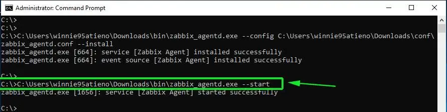 Start-Zabbix-Agent-Windows-Host