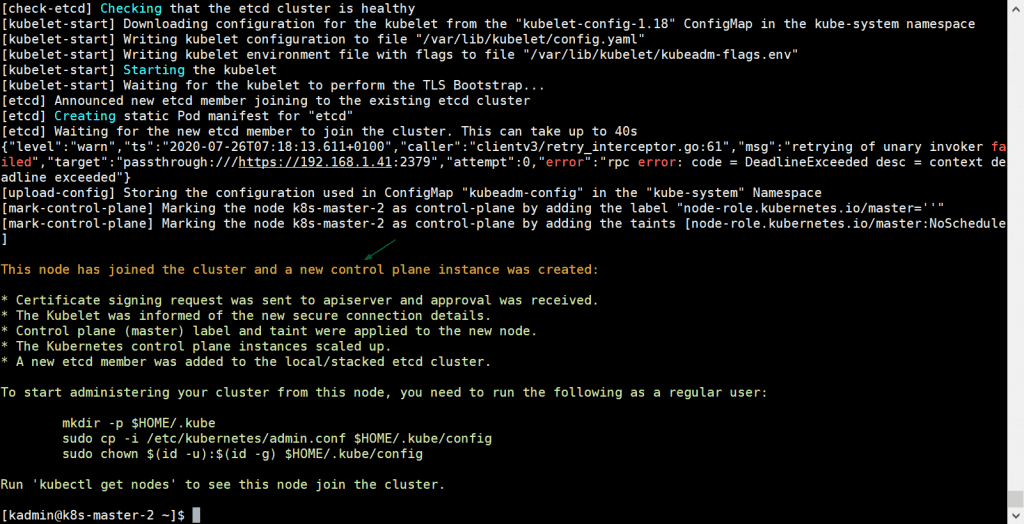Master-2-Join-K8s-Cluster