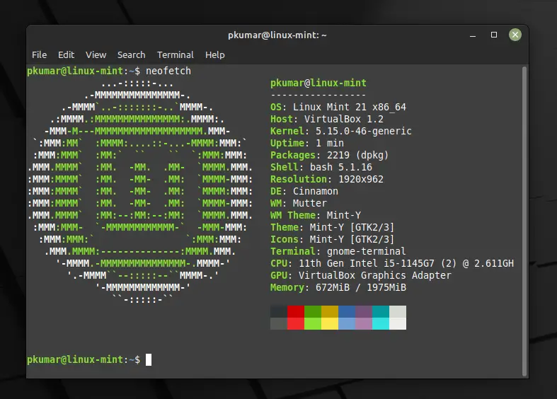 Neofetch-Command-after-Linux-Mint-Upgrade