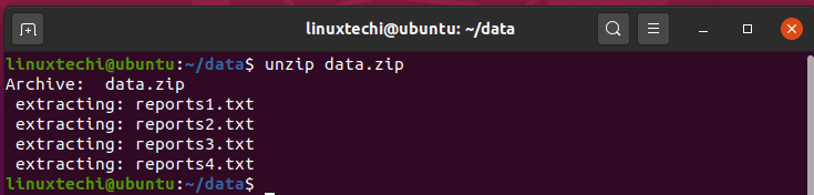 unzip-compressed-file-linux