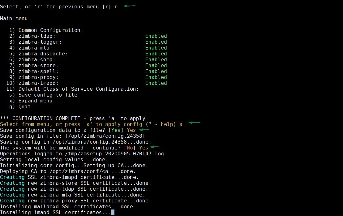 How to Install Zimbra Mail Server on CentOS 8 / RHEL 8