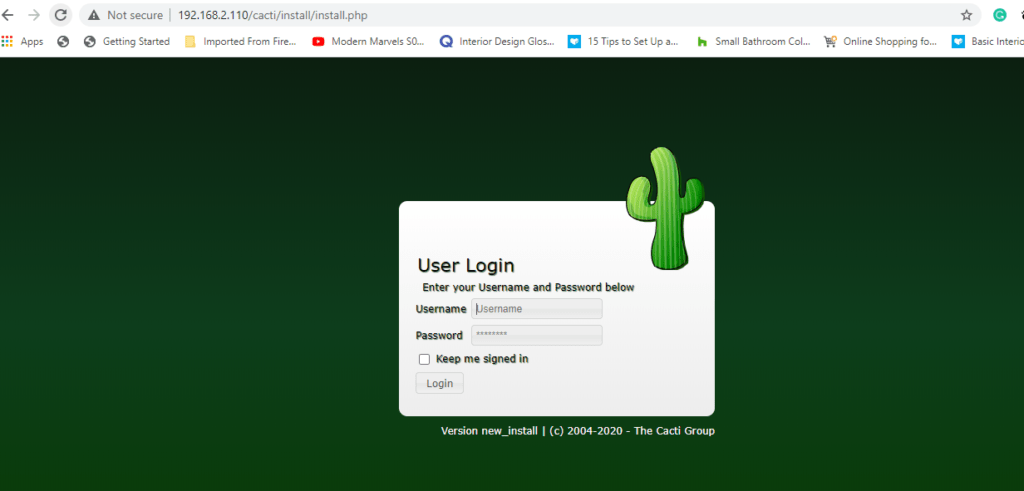 Cacti-Login-Page-CentOS8-RHEL8