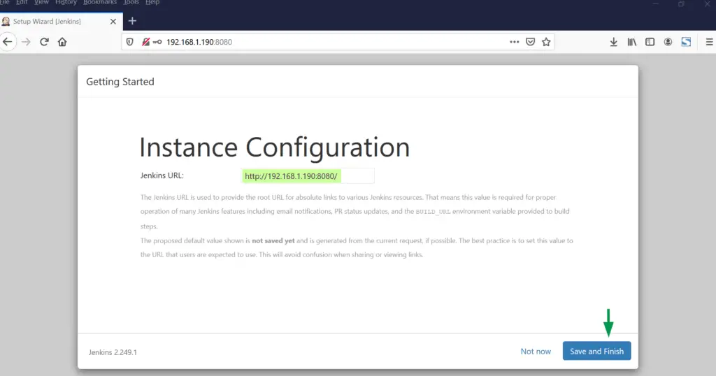Jenkins-url-setup-centos8