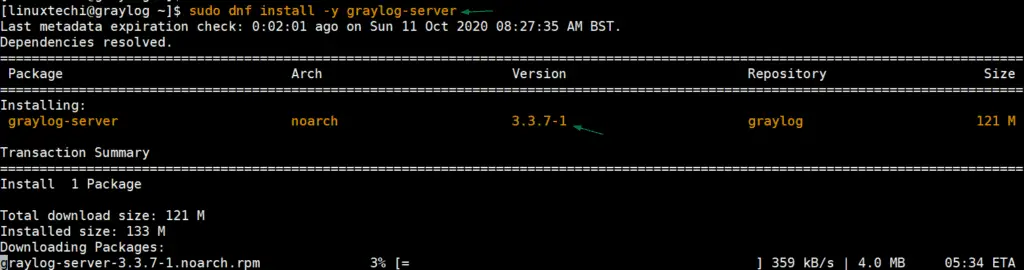 Install-Graylog-Server-with-dnf-CentOS8