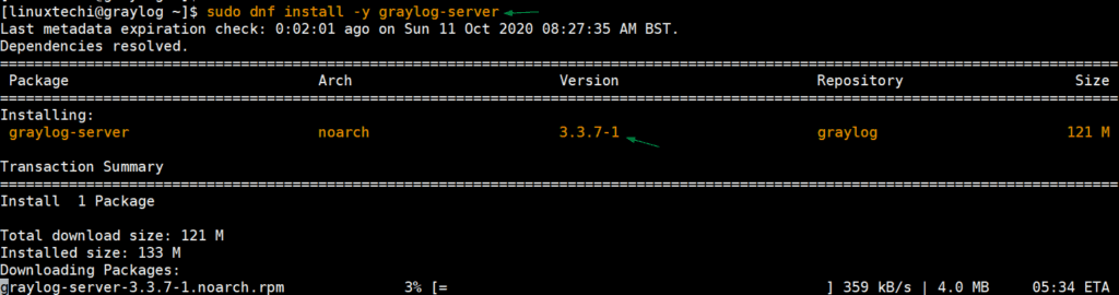 Install-Graylog-Server-with-dnf-CentOS8