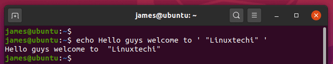 Print-Text-Double-Quotes-String-echo-command
