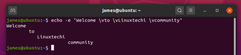 Vertical-Space-Echo-Command-Linux
