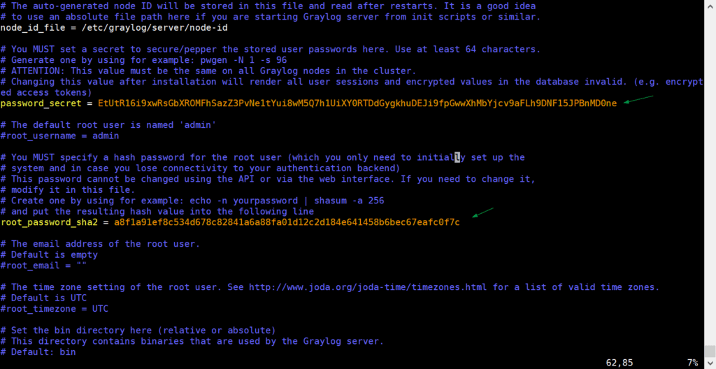 password-secret-root-password-graylog-centos8
