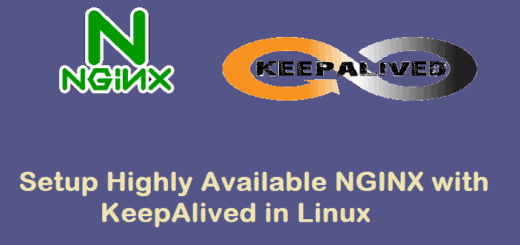 Setup-NGINX-HA-Keepalived-Linux