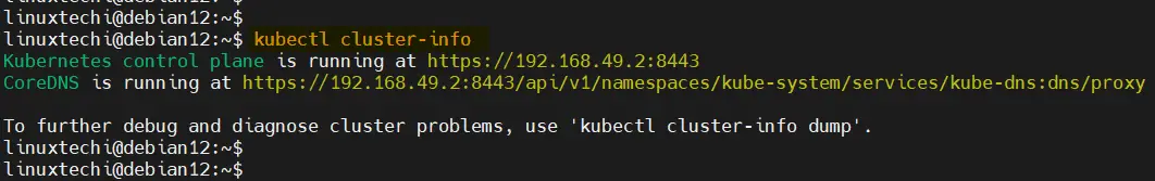 Kubectl-Cluster-Info-Debian12