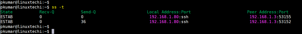 view-tcp-network-connection-ss-command