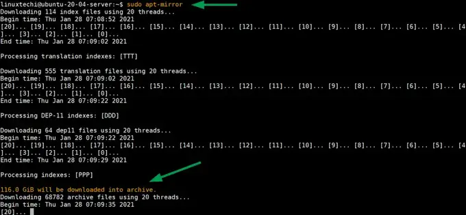 APT-Mirror-Command-Output-Ubuntu-Server