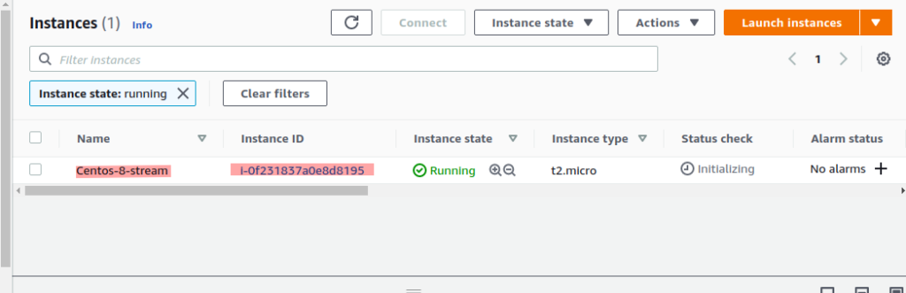 ec2-in-aws-console