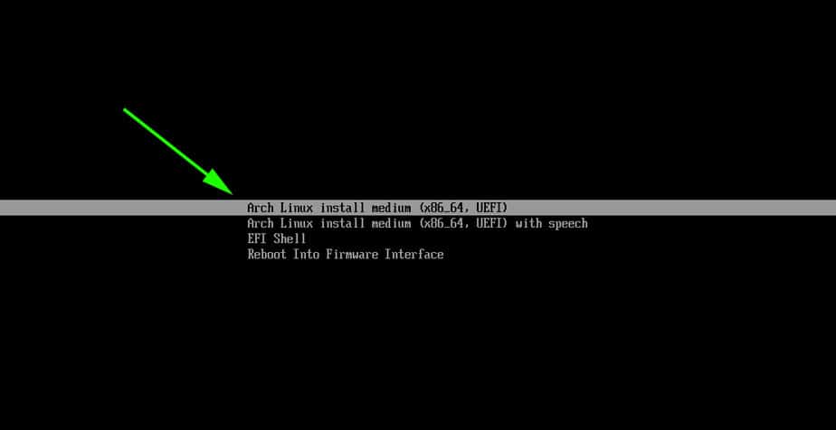 05-Select-ArchLinux-UEFI
