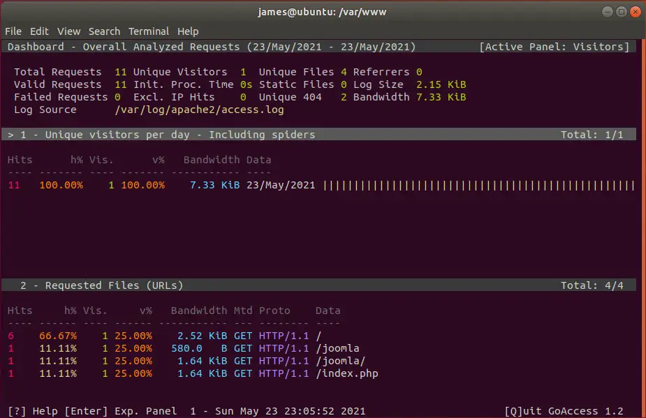 Apache2-Logs-Audit-Linux-Terminal
