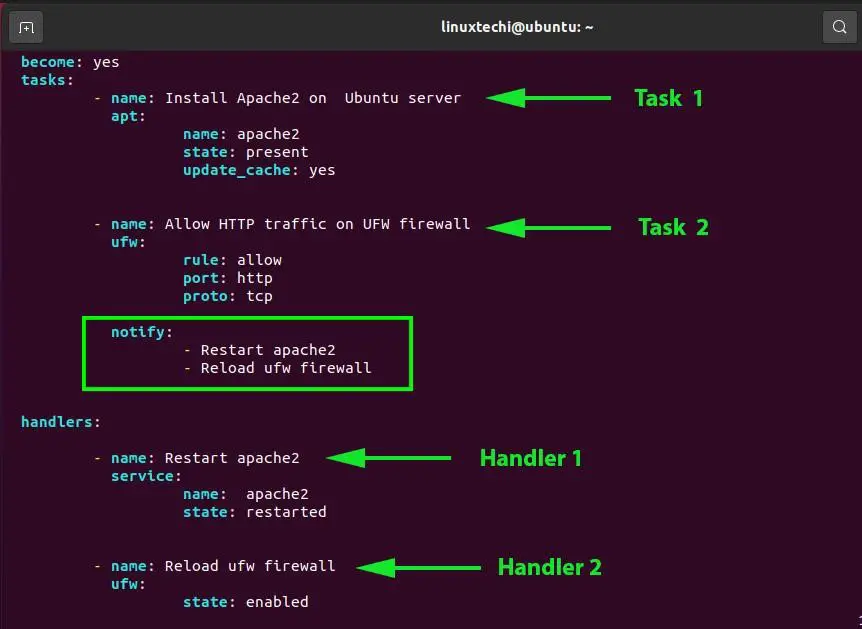 Multiple-Handlers-Ansible-Playbook