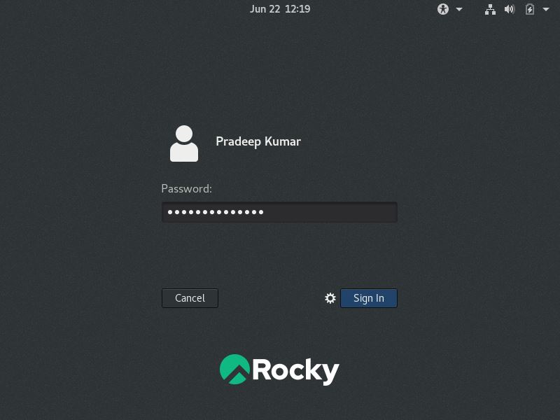 Login-Screen-Rocky-Linux