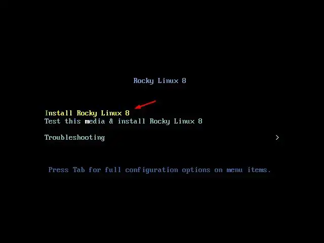 Welcome-Installation-Rock-Linux-Screen