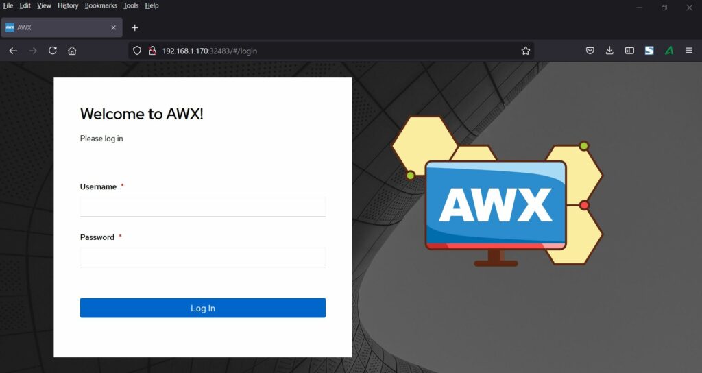 Access-Ansible-AWX-Portal-Minikube