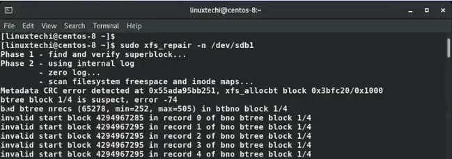 Dry-run-xfs-repair-linux