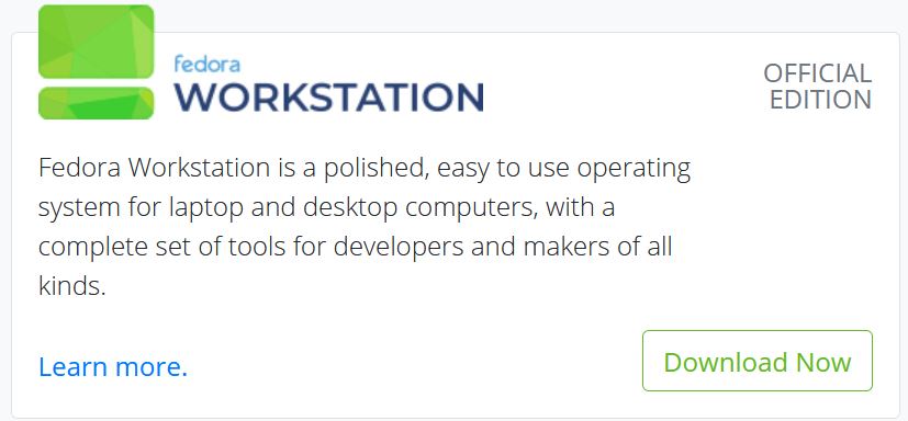 Fedora-workstation-for-developers