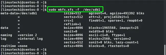 format-partition-with-xfs-filesystem
